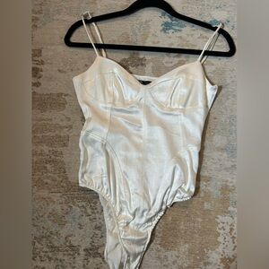 White Zara bodysuit